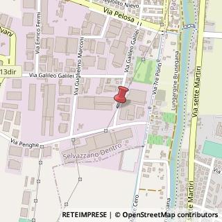Mappa Via A. Volta, 35030 Selvazzano Dentro, Padova (Veneto)