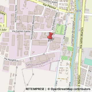 Mappa Via A. Volta, 8, 35030 Selvazzano Dentro, Padova (Veneto)