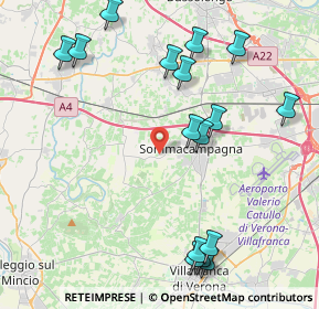 Mappa Via Guastalla, 37066 Sommacampagna VR, Italia (4.88188)