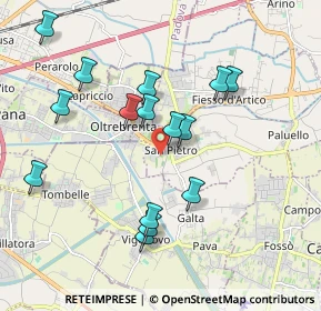 Mappa Via San Crispino, 30039 Stra VE, Italia (1.88133)