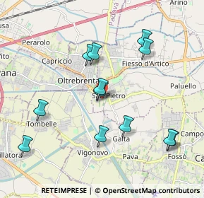 Mappa Via San Crispino, 30039 Stra VE, Italia (1.98833)