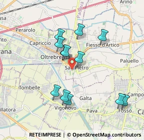 Mappa Via San Crispino, 30039 Stra VE, Italia (1.74083)