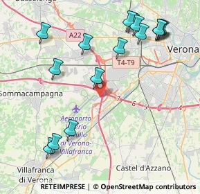 Mappa SP 26A, 37066 Villafranca di Verona VR (4.98125)