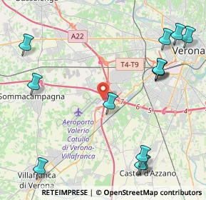 Mappa SP 26A, 37066 Villafranca di Verona VR (5.53462)