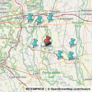 Mappa Via Umberto I°, 26025 Pandino CR, Italia (5.45818)