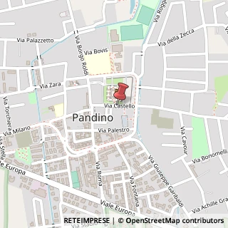 Mappa Via Castello,  15, 26025 Pandino, Cremona (Lombardia)