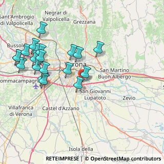 Mappa Via Palazzina, 37134 Verona VR, Italia (8.971)