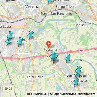 Mappa Via Palazzina, 37134 Verona VR, Italia (2.74083)
