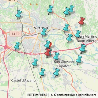 Mappa Via Palazzina, 37134 Verona VR, Italia (4.619)