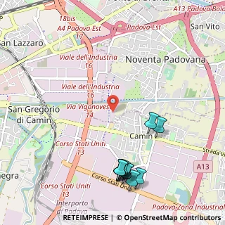 Mappa Via Panà, 35127 Padova PD, Italia (1.29364)