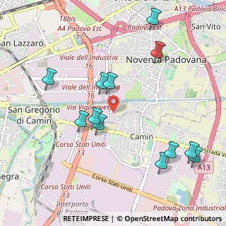 Mappa Via Panà, 35127 Padova PD, Italia (1.11083)