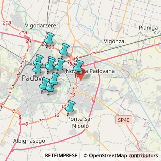 Mappa Via Panà, 35127 Padova PD, Italia (3.63667)