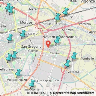 Mappa Via Panà, 35127 Padova PD, Italia (3.21462)