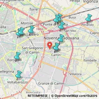 Mappa Via Panà, 35127 Padova PD, Italia (2.25667)