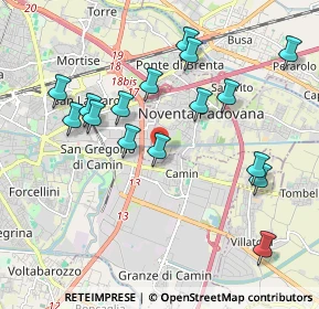 Mappa Via Panà, 35127 Padova PD, Italia (2.00813)