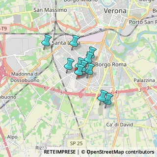 Mappa Via Gianbattista Morgagni, 37135 Verona VR, Italia (1.05455)
