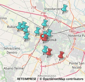 Mappa Via Curtatone e Montanara, 35141 Padova PD, Italia (2.91)