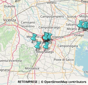 Mappa Via Curtatone e Montanara, 35141 Padova PD, Italia (13.20091)