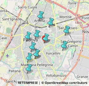 Mappa Via S. Massimo, 35100 Padova PD, Italia (1.625)