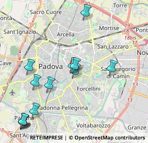 Mappa Via S. Massimo, 35100 Padova PD, Italia (2.45)