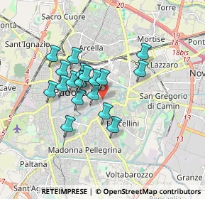 Mappa Via S. Massimo, 35100 Padova PD, Italia (1.31263)