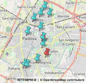 Mappa Via S. Massimo, 35100 Padova PD, Italia (1.82917)