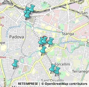 Mappa Via S. Massimo, 35100 Padova PD, Italia (1.02273)