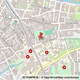 Mappa Via San Massimo, 25, 35100 Padova, Padova (Veneto)