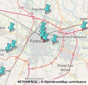 Mappa Via S. Massimo, 35100 Padova PD, Italia (4.20909)