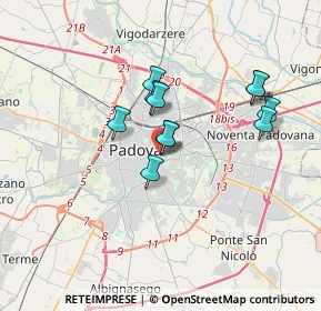 Mappa Via S. Massimo, 35100 Padova PD, Italia (2.79727)