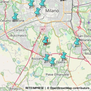 Mappa Via Lelio Basso, 20142 Milano MI, Italia (6.45357)