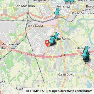 Mappa Via Antonio Meucci, 37135 Verona VR, Italia (2.5345)