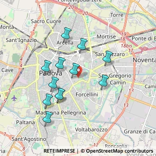 Mappa Via S. Massimo, 35131 Padova PD, Italia (1.73667)