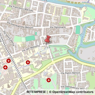 Mappa Via San Massimo, 125, 35129 Padova, Padova (Veneto)