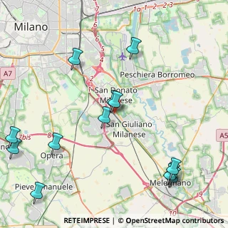 Mappa Borgolombardo, 20098 San Giuliano Milanese MI, Italia (5.34077)