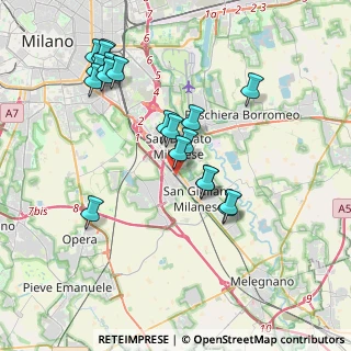 Mappa Borgolombardo, 20098 San Giuliano Milanese MI, Italia (3.82526)