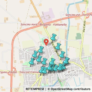 Mappa Via Giovanni Zavaglio, 26029 Soncino CR, Italia (0.5545)