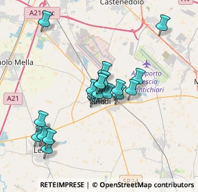 Mappa Via Carlo Alberto, 25016 Ghedi BS, Italia (2.8995)