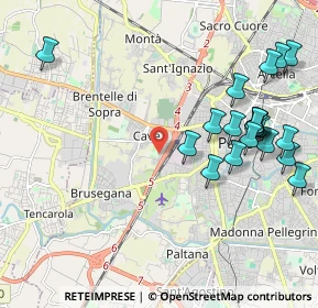 Mappa Via Andrea Naccari, 35136 Padova PD, Italia (2.389)