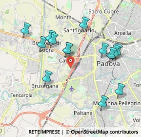 Mappa Via Andrea Naccari, 35136 Padova PD, Italia (2.00929)