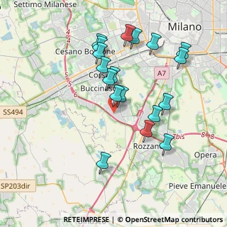 Mappa Via I. Newton, 20090 Assago MI, Italia (3.72778)