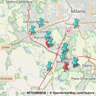 Mappa Via I. Newton, 20090 Assago MI, Italia (3.77083)