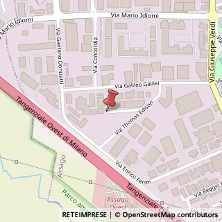 Mappa Via Isaac Newton,  8, 20148 Assago, Milano (Lombardia)