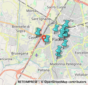 Mappa Via Hermada, 35141 Padova PD, Italia (1.46857)