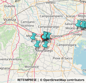 Mappa Via Hermada, 35141 Padova PD, Italia (13.21727)