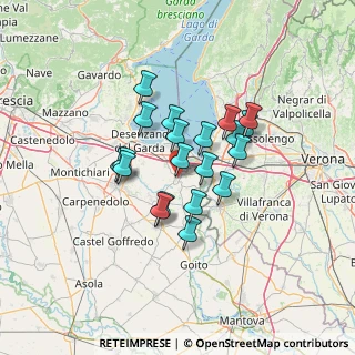 Mappa Via Capoborgo, 25010 Pozzolengo BS, Italia (10.0585)