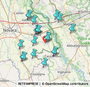 Mappa Via Beato Gambaro, 28065 Cerano NO, Italia (6.6285)