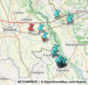 Mappa Via Beato Gambaro, 28065 Cerano NO, Italia (8.511)