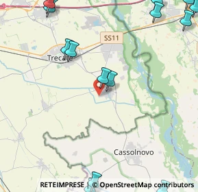 Mappa Via Beato Gambaro, 28065 Cerano NO, Italia (7.3605)