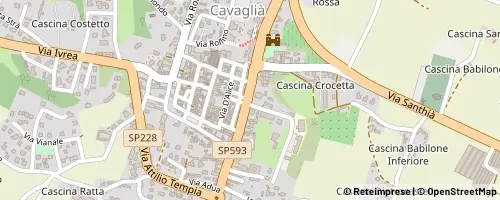 Mappa Cavaglià